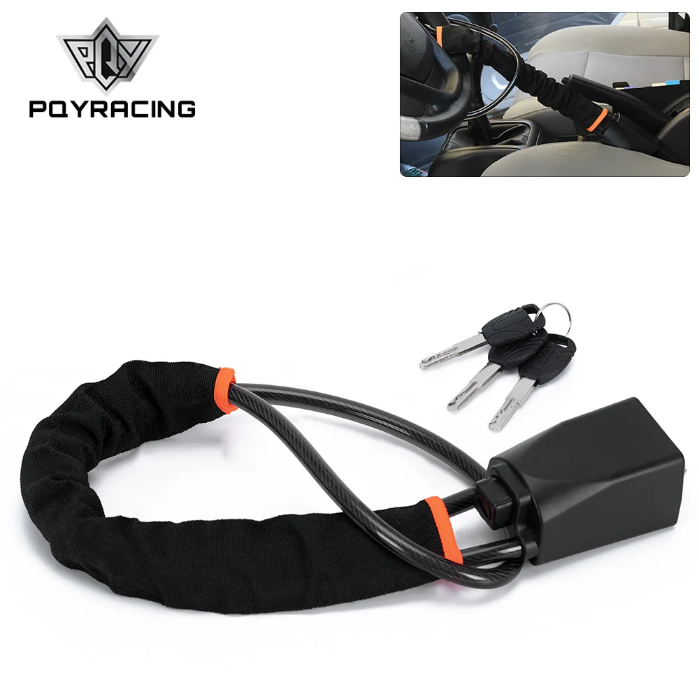 Cerradura antirrobo de volante en acero con 2 llaves para SUVs