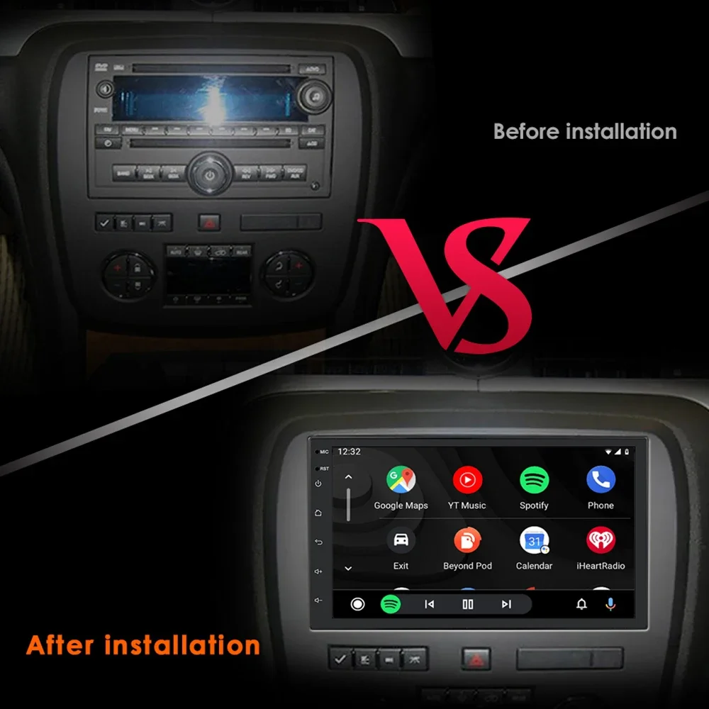 Radio GPS Android 1DIN CarPlay 7 pulgadas – universal - imagen 3