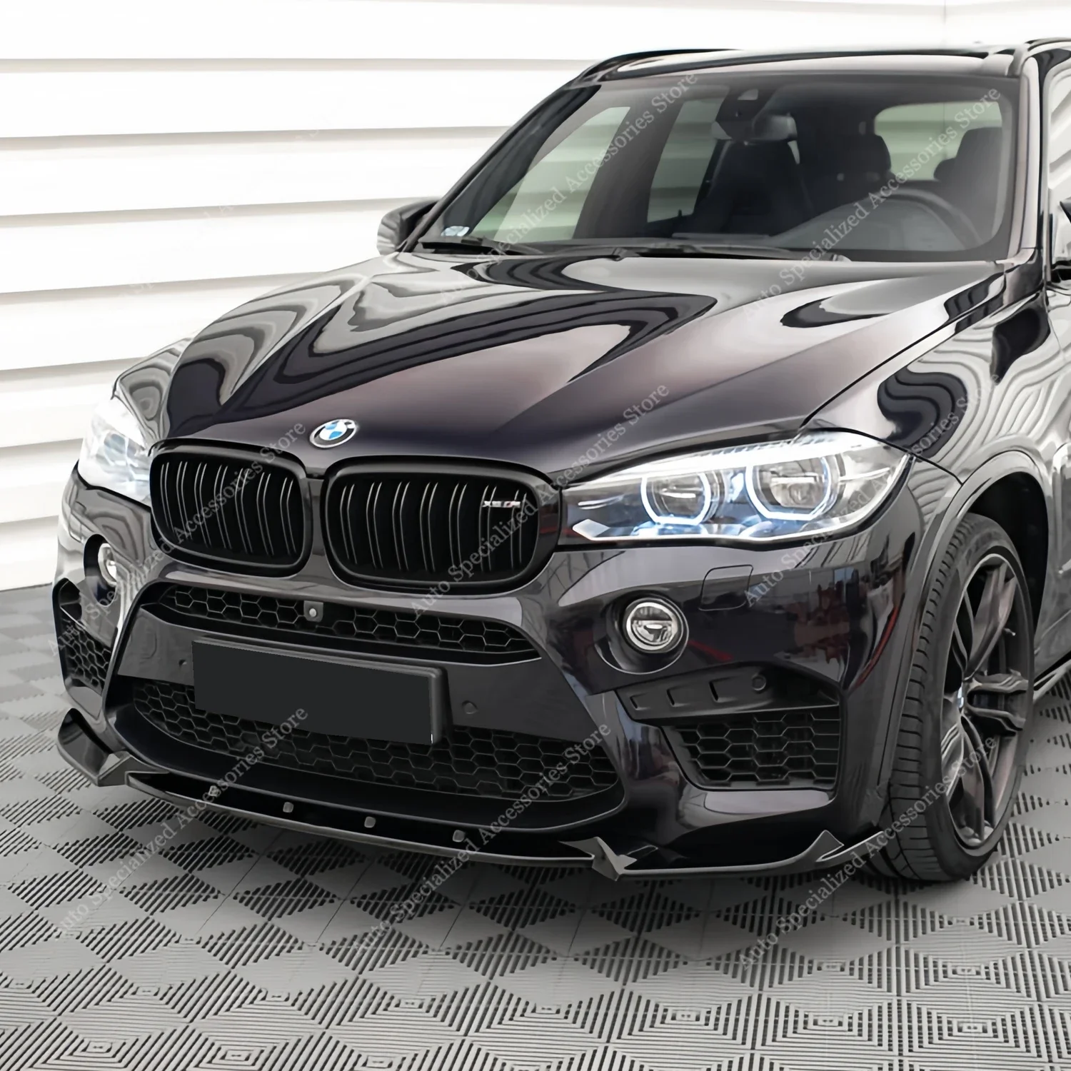 Kit splitter parachoques delantero negro brillante – BMW X5M F85 y X6M F86 4.4 V8 - imagen 2
