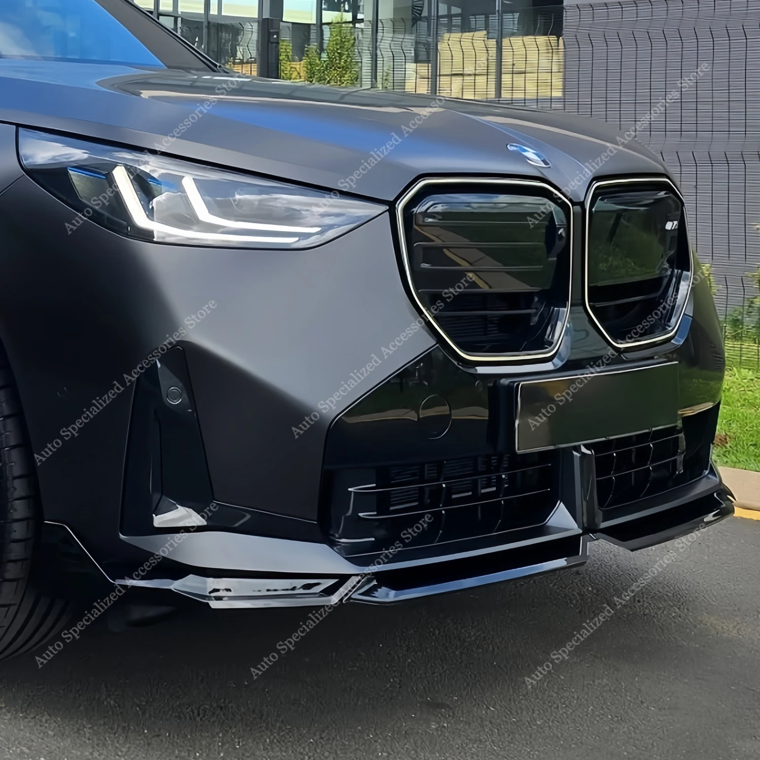 Splitter delantero BMW X3 G45 M Sport ABS negro brillante