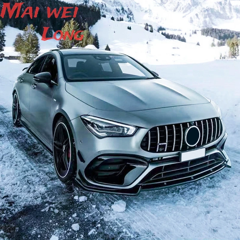 Kit labio alerón delantero negro – Mercedes CLA 2020-2023 AMG - imagen 4