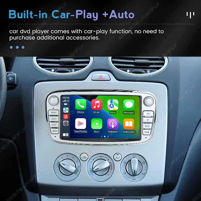 MEKEDE Radio Multimedia Android con CarPlay – Ford Focus/Mondeo - imagen 4