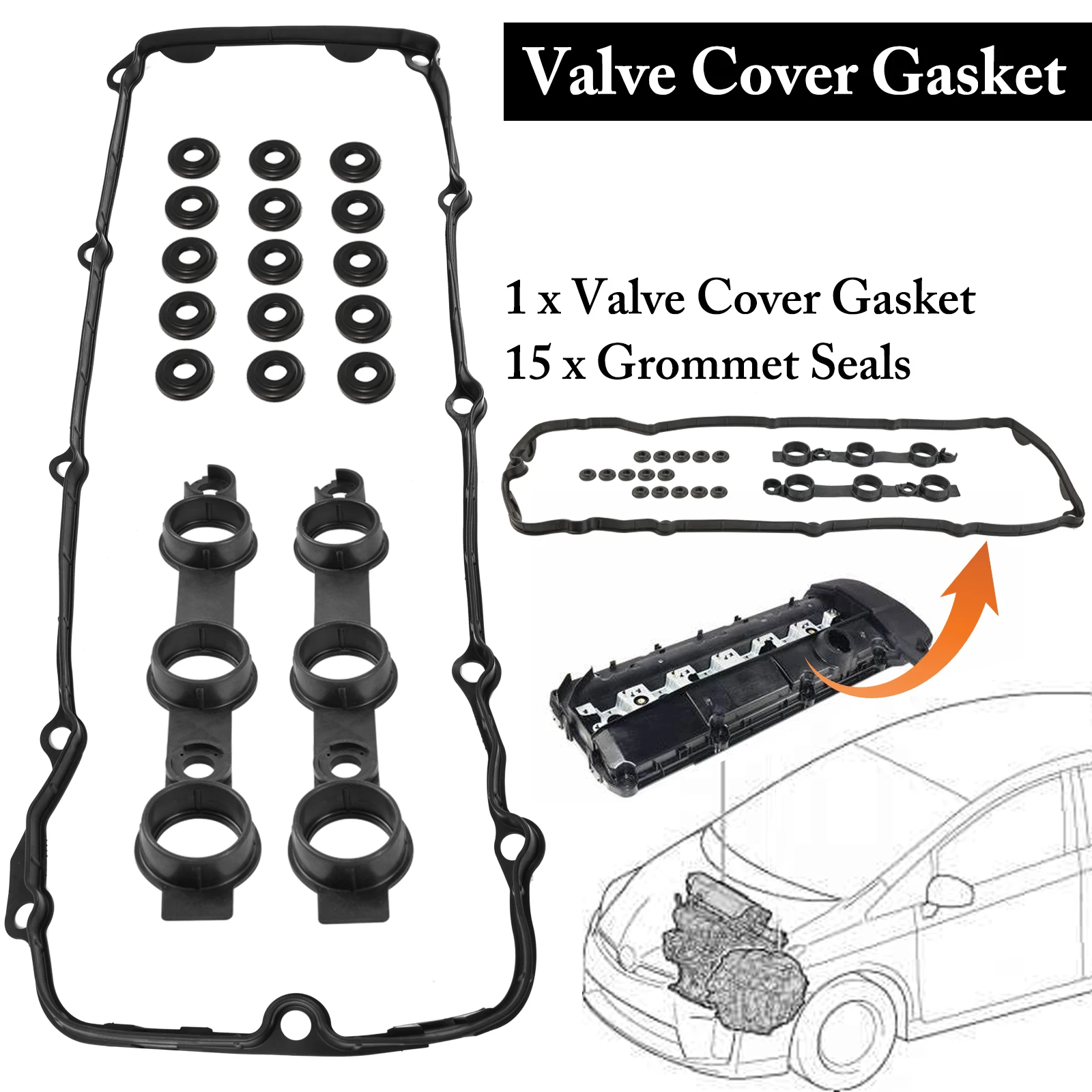 Kit juntas tapa de válvulas BMW E46 E60 E83 X3 X5 Z4