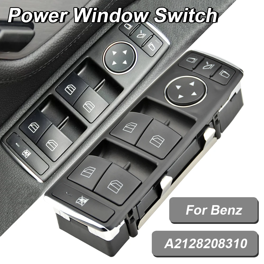Interruptor elevalunas Mercedes A2128208310 - W204 W212 C180 C200 C220 - imagen 4