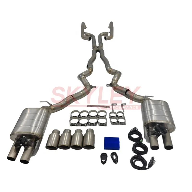 Sistema de escape catback en titanio para BMW M5 F10 4.4 TwinTurbo - imagen 5