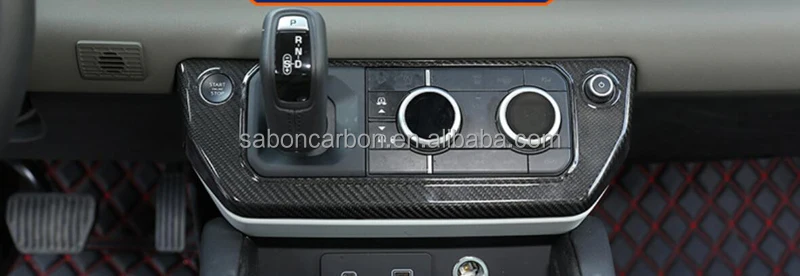 Molduras interiores fibra carbono Defender 90/110 manija nueva 2020-22 - imagen 4