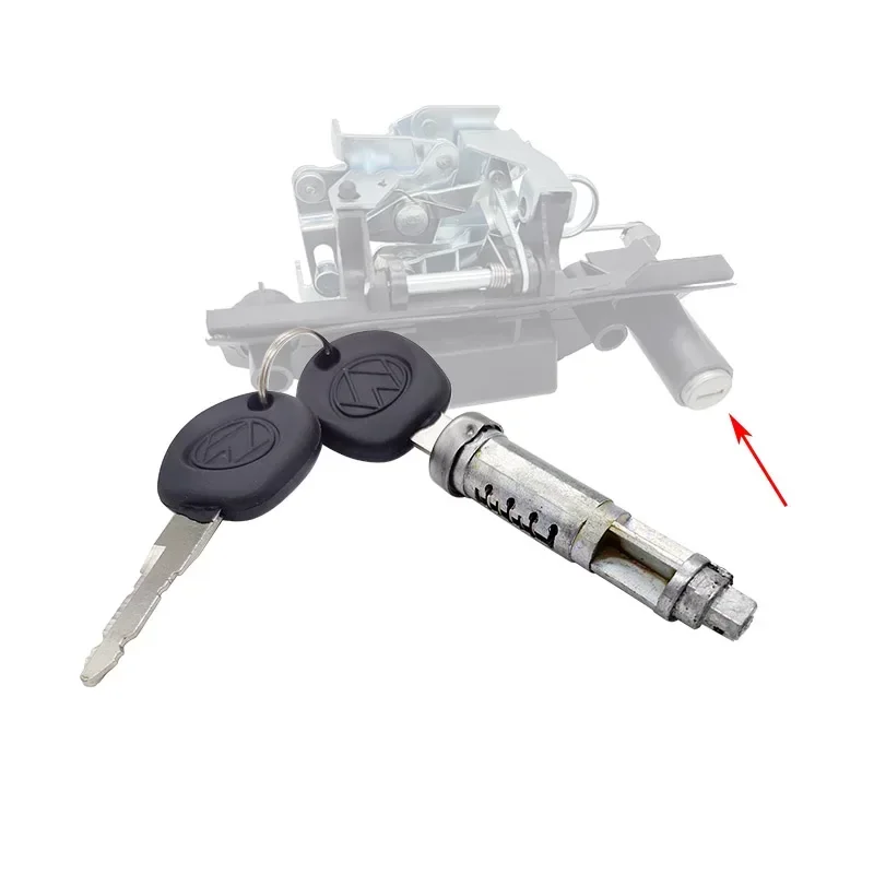 Cilindro cerradura puerta trasera VW Transporter T4 Caravelle 2 llaves - imagen 3