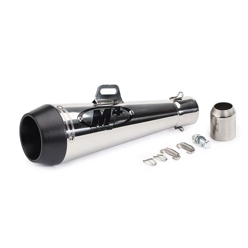 Silenciador escape GP 51 mm para moto scooter y motocross - imagen 3