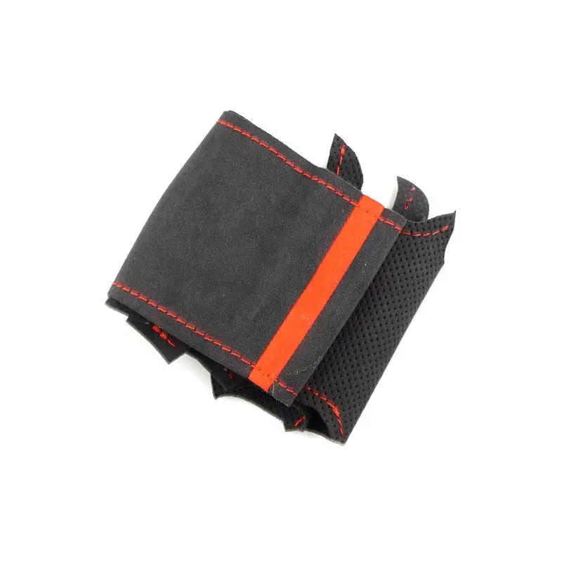 Funda volante gamuza piel tira roja Mercedes Clase M W163 - imagen 2