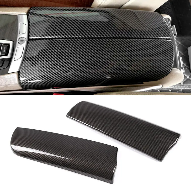 Cubierta consola central carbono BMW 7 Series F01 F02 2009-2015 - imagen 4