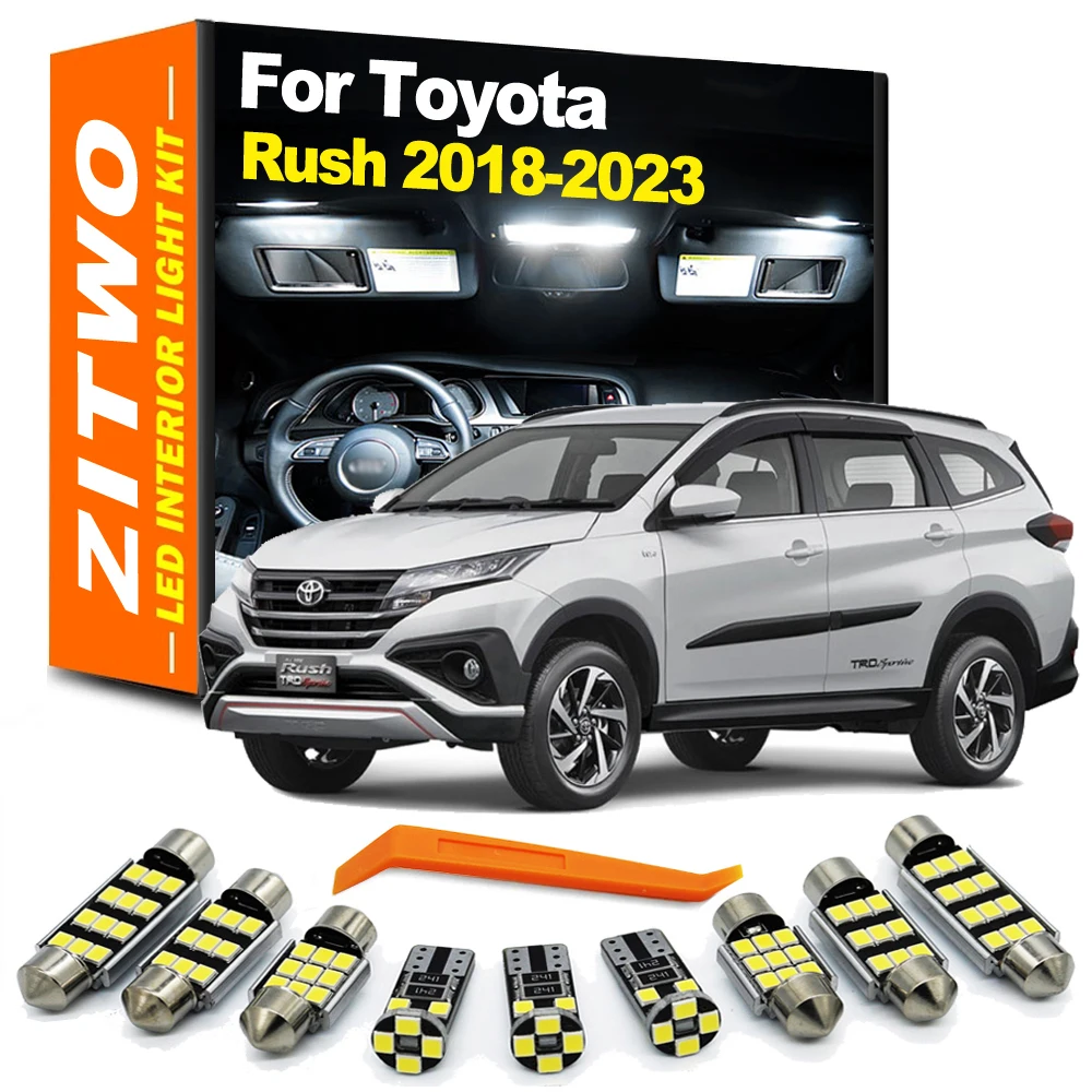Kit LED interior y matrícula ZITWO para Toyota Rush 2018-2023