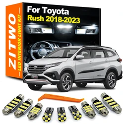 Kit LED interior y matrícula ZITWO para Toyota Rush 2018-2023