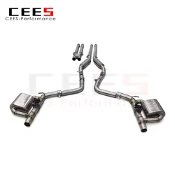 CEES para Dodge Charger 2012+ sistema de Escape Catback silenciador de Escape de coche de carreras de acero inoxidable con Control remoto