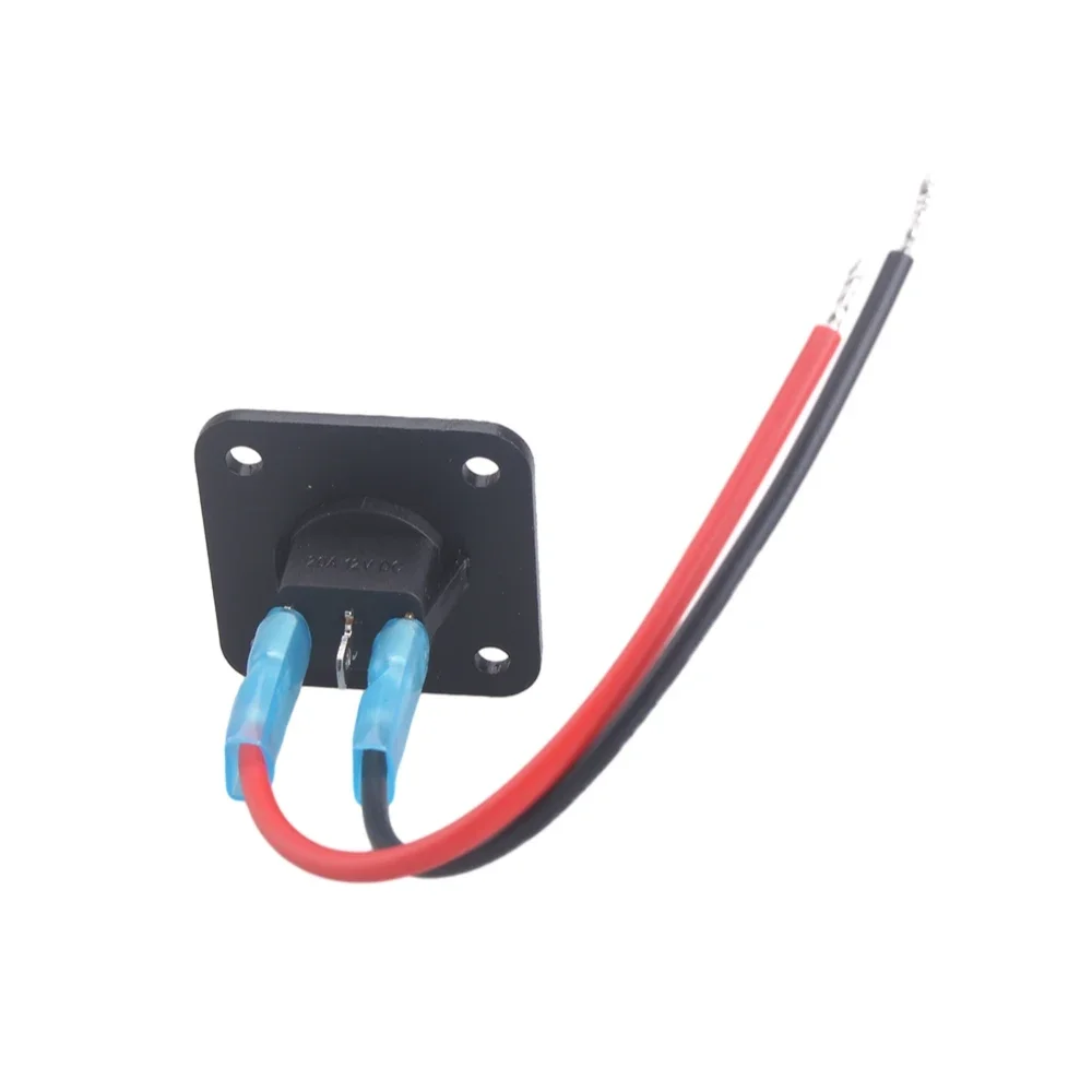 Panel interruptor basculante USB universal LED azul coche y barco - imagen 3
