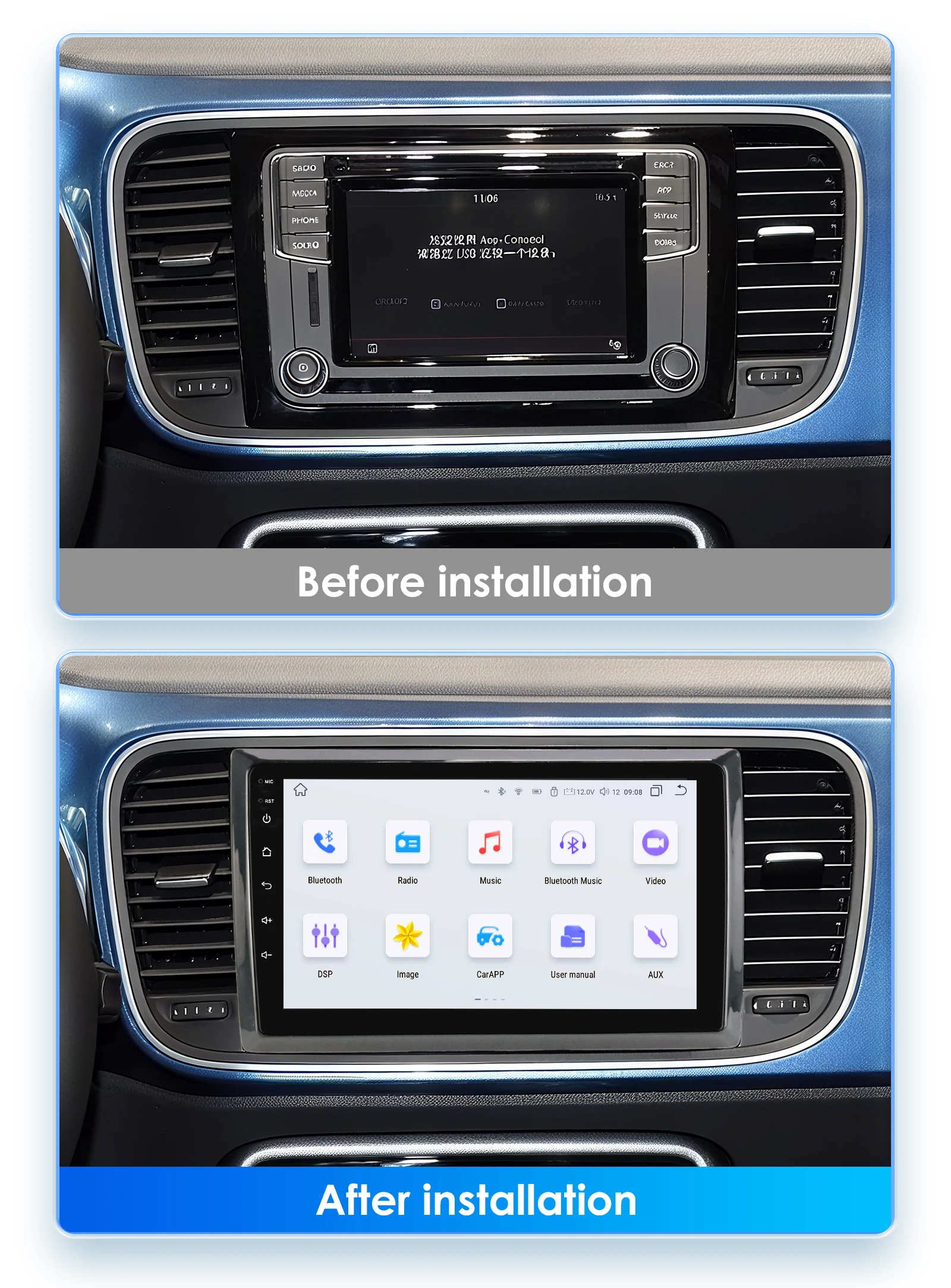 Hizpo Radio multimedia GPS Volkswagen Beetle A5 2011-2019 - imagen 2