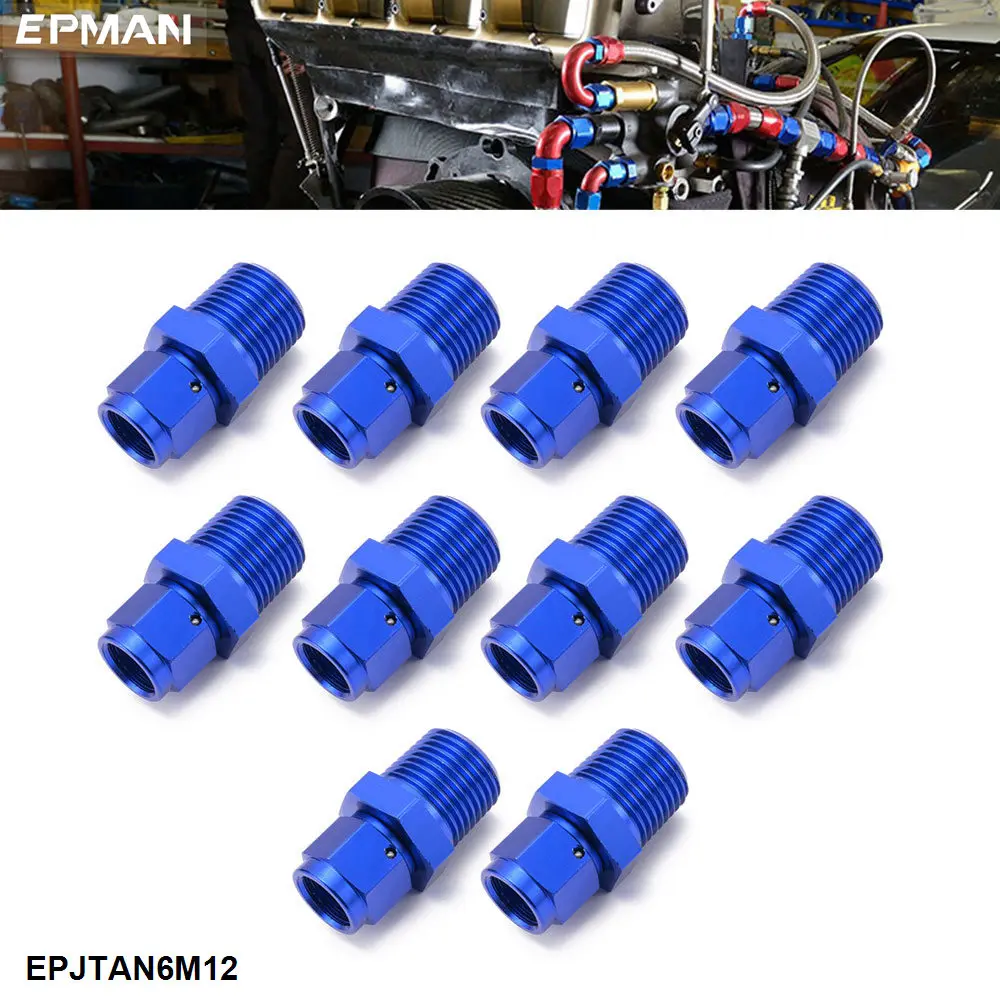 EPMAN EPJTAN6M12 Racor recto aluminio AN-6 hembra a 1/2 NPT