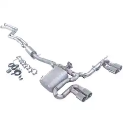 Escape cat-back inoxidable GFC con válvula para BMW 325i/330i N53