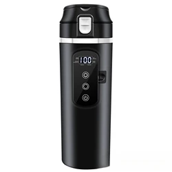 Taza calefactora universal para coche fabricada en acero inoxidable