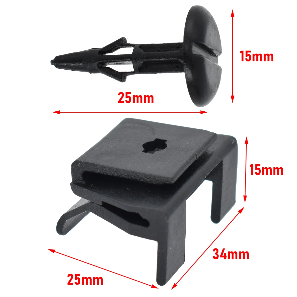 Kit clips paragolpes Toyota RAV4 – Fijaciones guardabarros - imagen 4