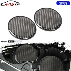 Posavasos fibra de carbono antideslizante coche – accesorio interior