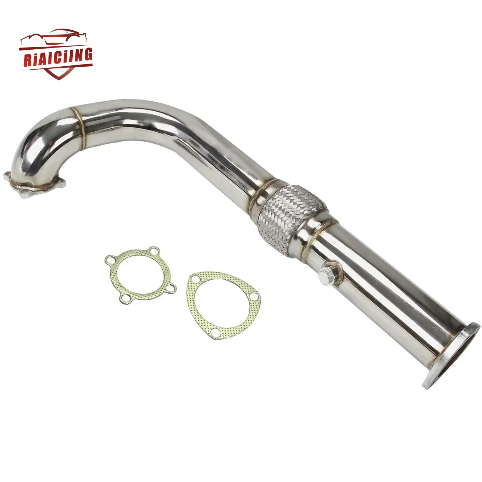 Downpipe turbo de acero inoxidable 3 pulgadas para GT35 GT35R