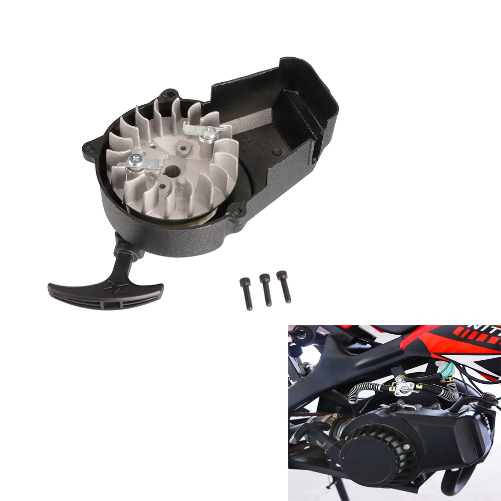 Minimoto-arrancador de fácil extracción para motor de 2 tiempos, 47cc, 49cc, bicicleta de bolsillo, Mini Moto Dirt Crosser, ATV Quad para niños - imagen 4