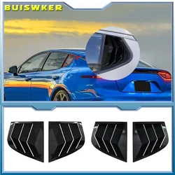 Cubierta de obturador lateral para ventana de rejilla trasera de coche, pegatina embellecedora, pala de ventilación para Kia Stinger 2018-2023, accesorios negros