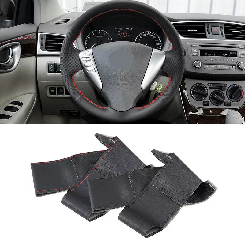 Funda de cuero para volante Nissan Versa, Note y Tiida