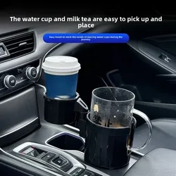 Portavasos doble retráctil de gran diámetro para coche y camión