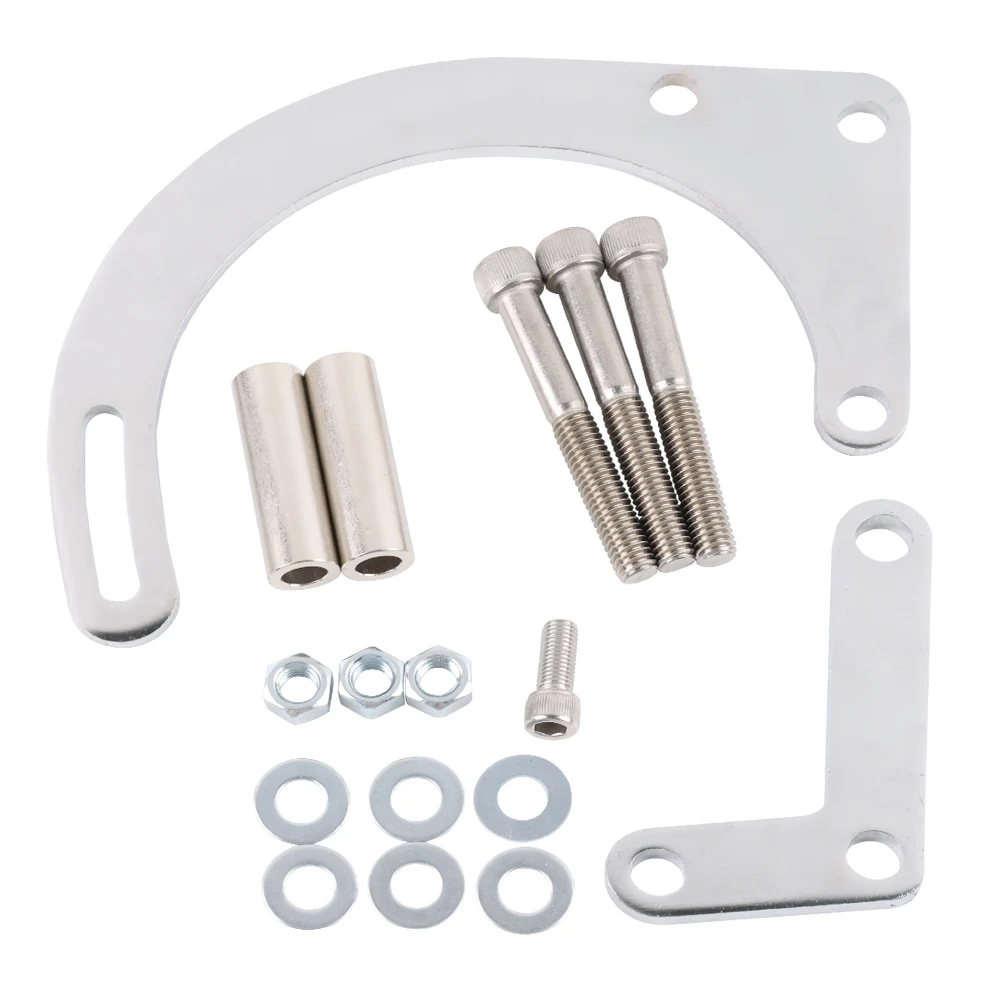 Soporte de alternador bajo Chevy SBC 283/350 para bomba de agua corta - imagen 3
