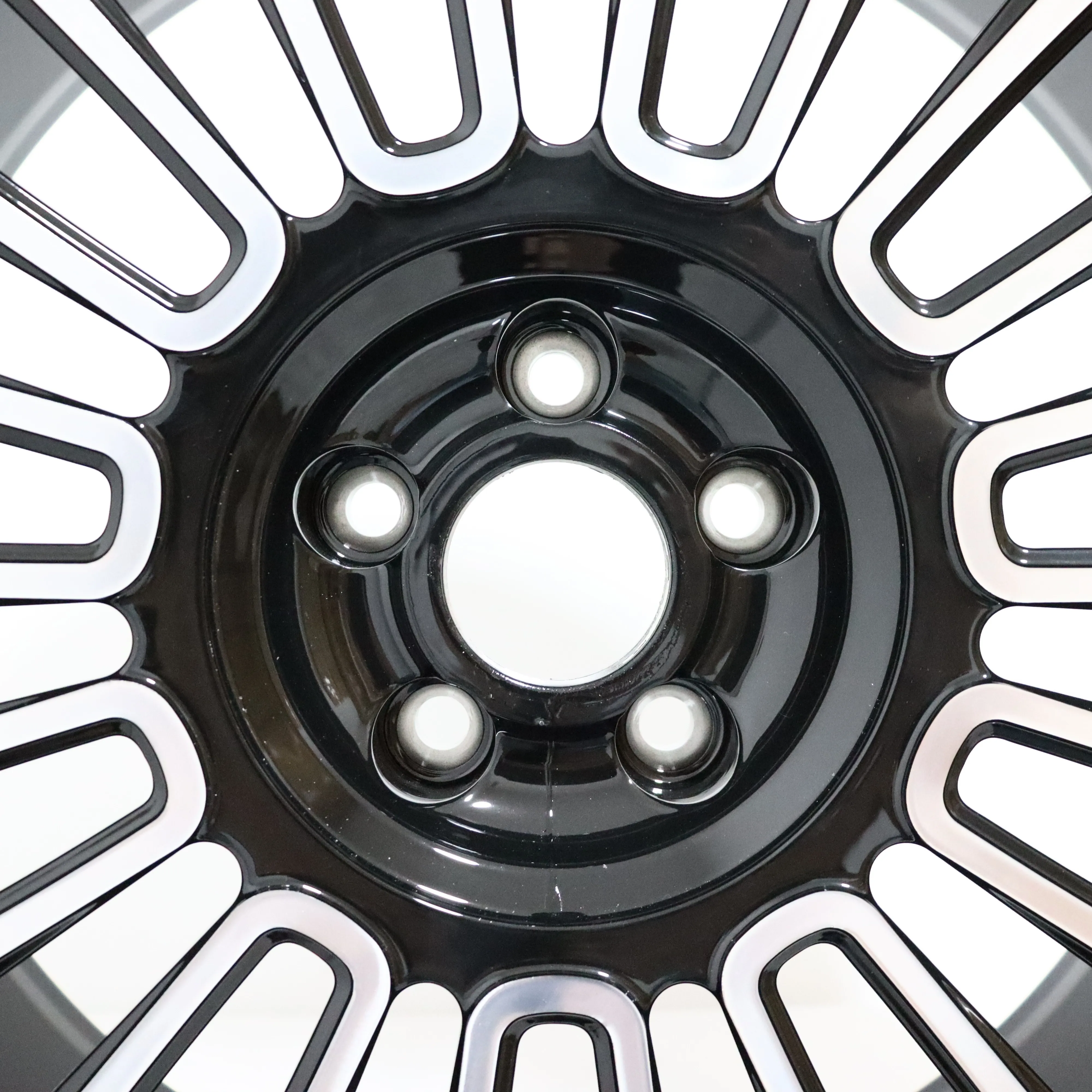 Llantas de ruedas negras con cara de máquina forjada personalizada 18 19 20 pulgadas 5*112 66,6 para Mercedes Clase B C CLA - imagen 5