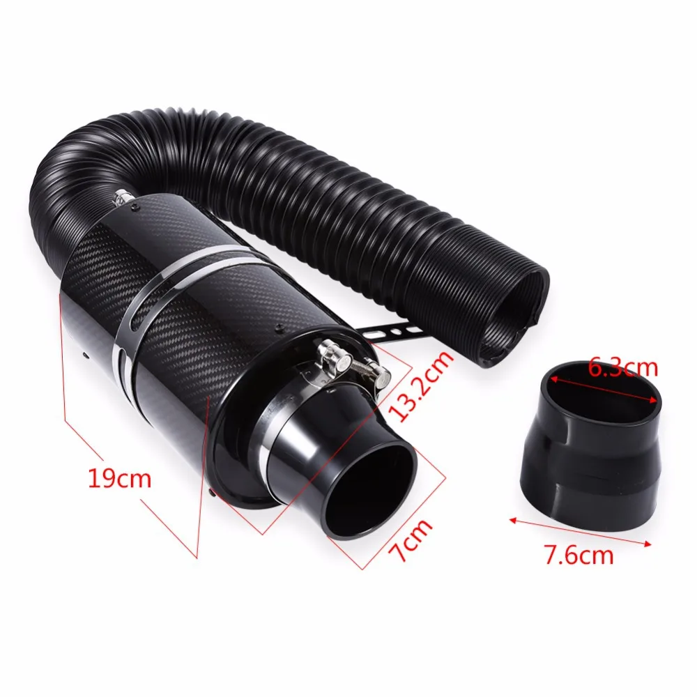 Kit de admisión de aire frío en fibra de carbono universal - imagen 2