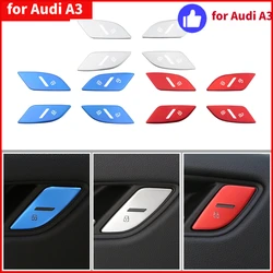 Audi A3 8V 2013-2019 Tapas del botón de bloqueo con lentejuelas