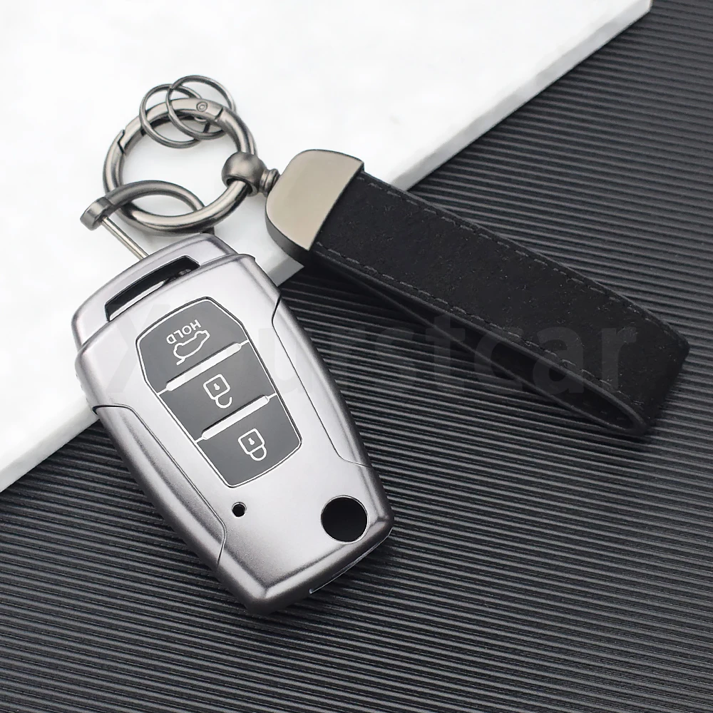 Acabado gris pistola de la funda para llave