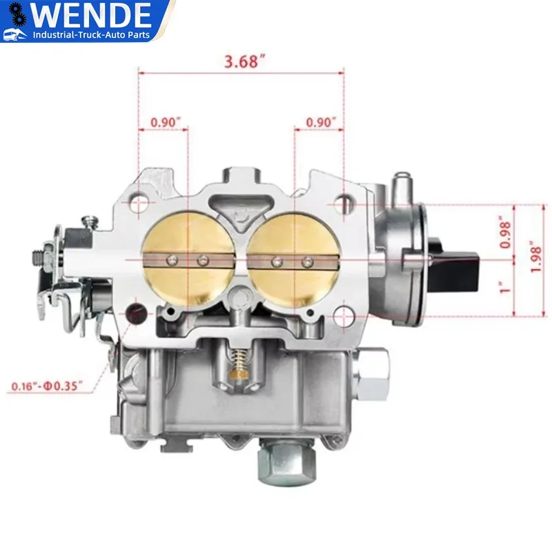 Mercruiser 3310-864940A01 Carburador marino para 2.5L 3.0L GM - imagen 3