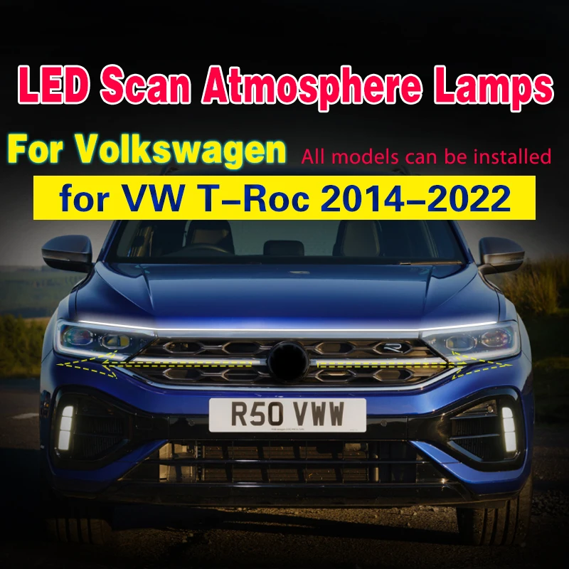 Tira LED antiniebla dinámica para Volkswagen T-Roc 2014-2022