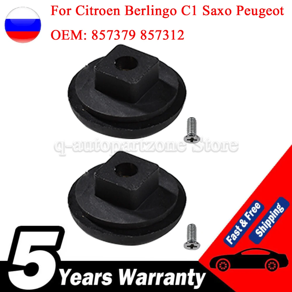 857379 Clip ventana trasera con tornillo – C1, Berlingo, Partner