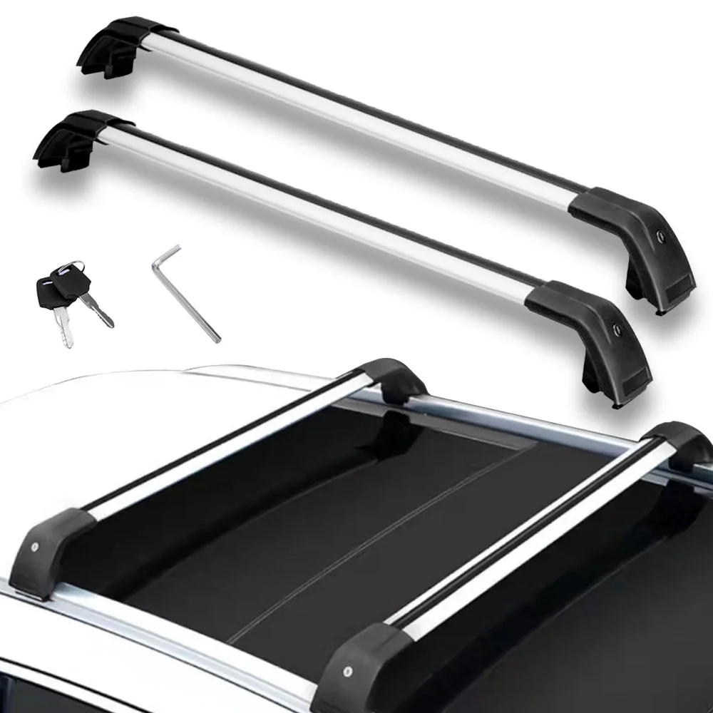Barras transversales MG ZS 2025 aleación aluminio bloqueables para techo