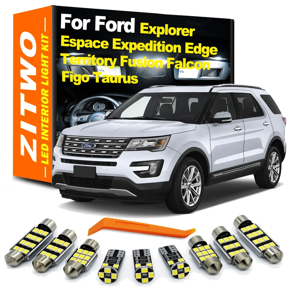 Kit bombillas LED interiores ZITWO para Ford Explorer y Edge