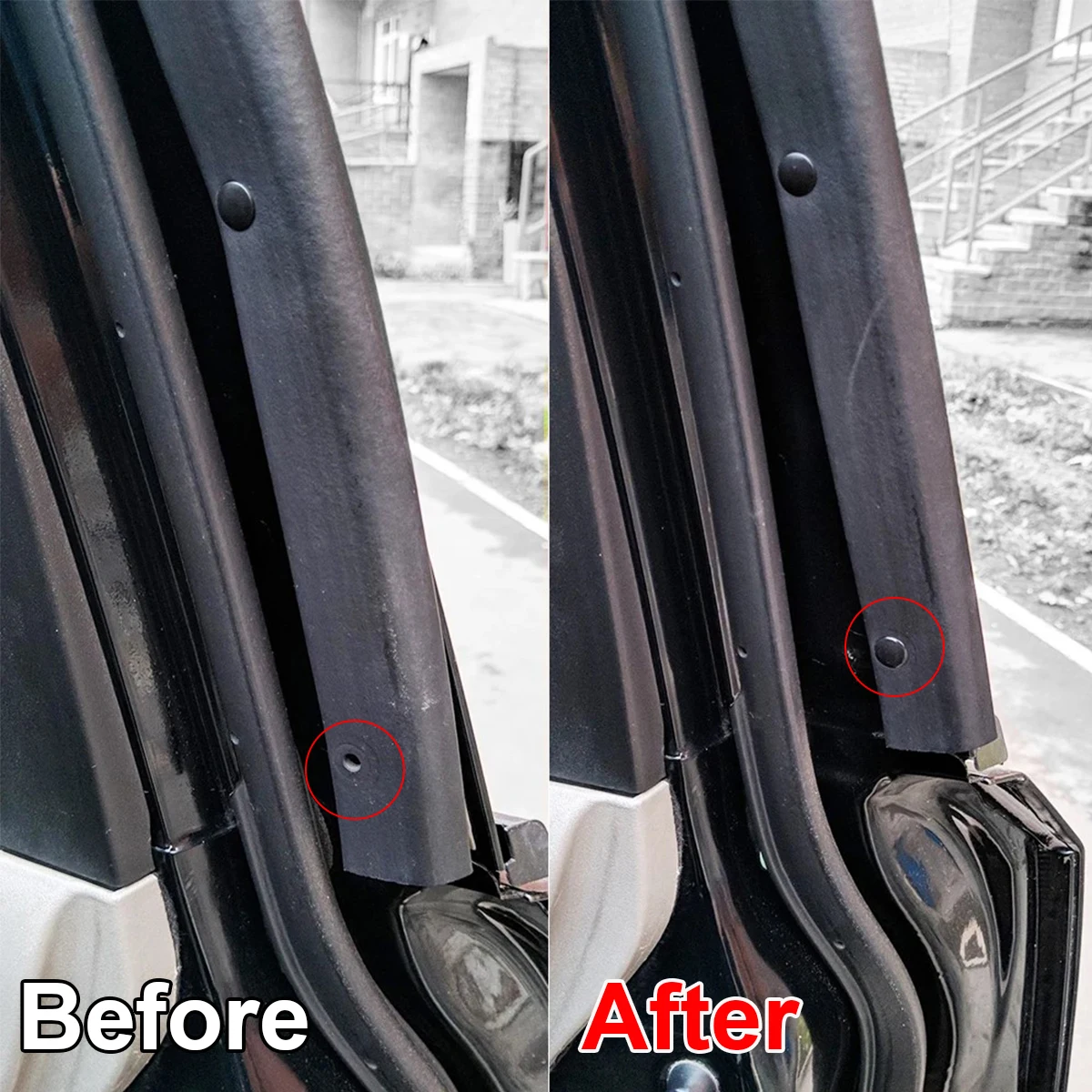 Clips para burlete de puerta trasera Nissan Qashqai J10/J11 - imagen 3