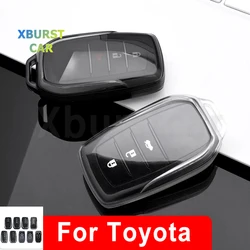 Funda de llave TPU transparente suave para Toyota CHR