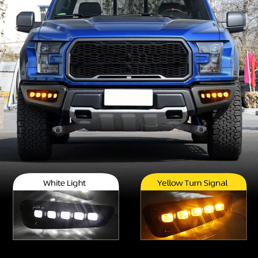 Kit luces LED DRL direccionales Ford Raptor F150 2016-2020 - imagen 5