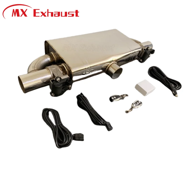 Silenciador Valvetronic de válvula de corte de escape de tubo en T con sistema automático de escape Universal de 63 mm con kit de control remoto - imagen 5