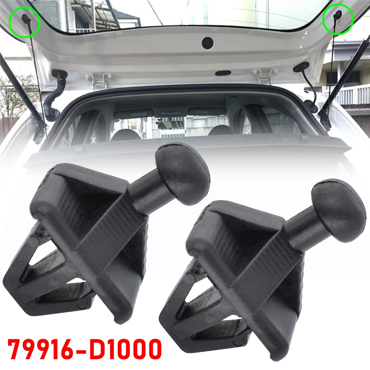 79916-D1000 Gancho de estante para Nissan Kicks y Versa Note 2014-2020