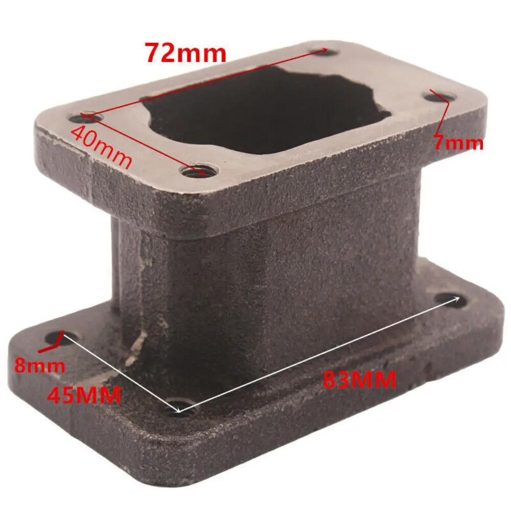 Convertidor de conversión de brida de adaptador de colector Turbo T2 T25 T28 a T3 de hierro fundido - imagen 3