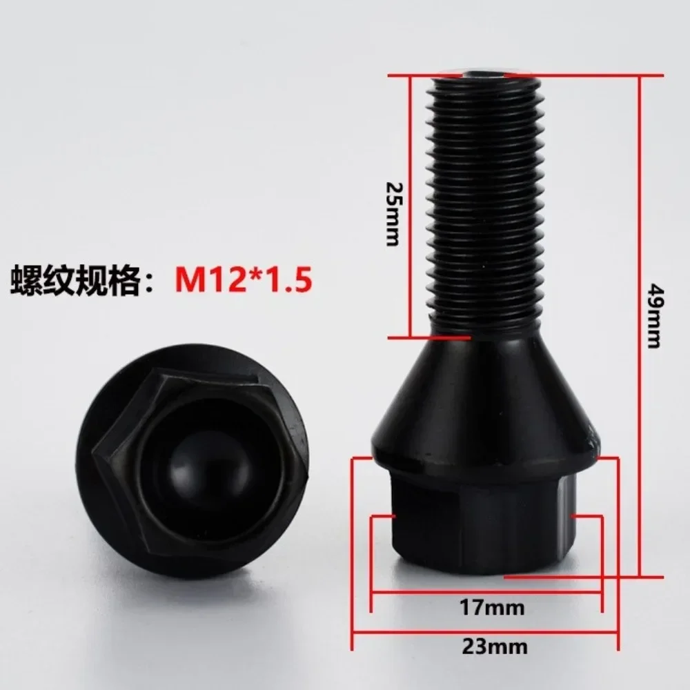 Tornillos de rueda BMW Serie 3 hexagonal 17mm asiento cónico