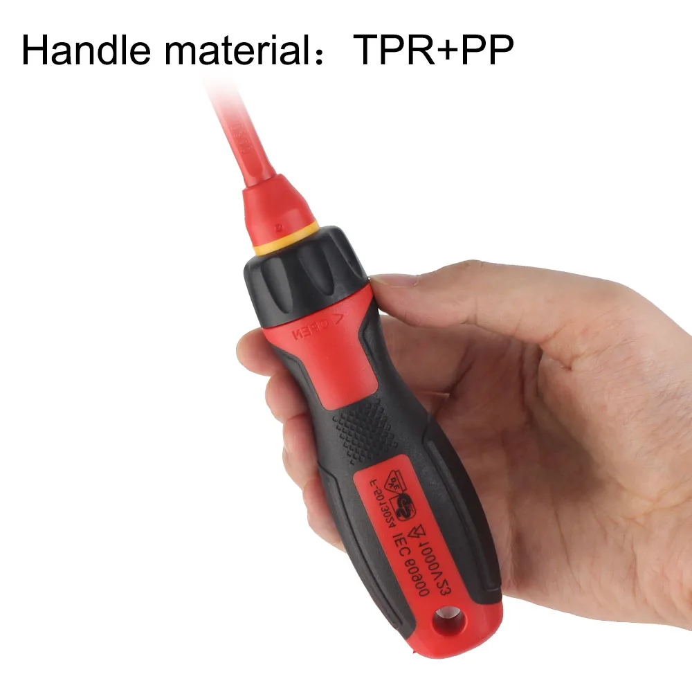 Juego destornilladores aislados 1000V Torx y plano con estuche magnético - imagen 4