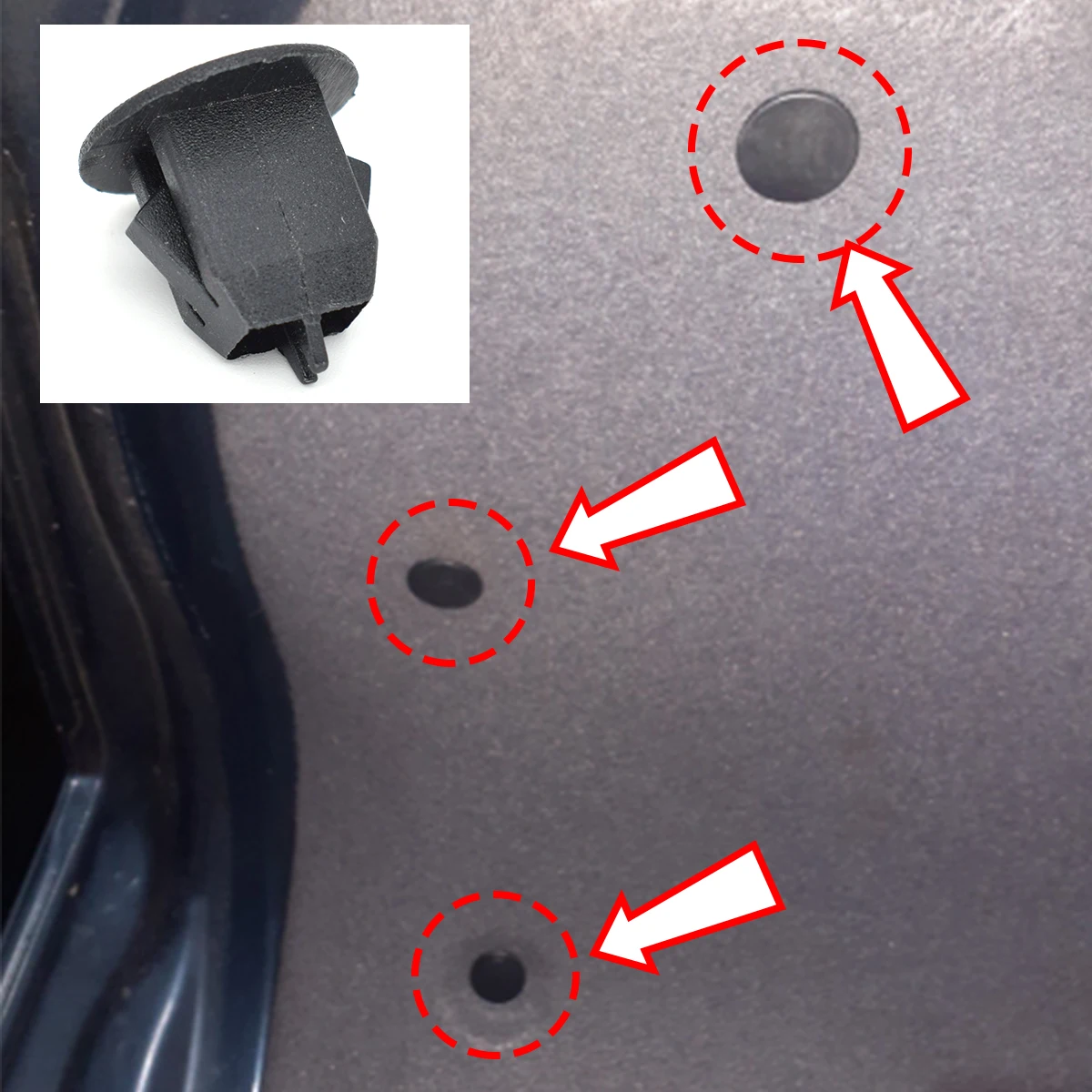 Clips Maletero Volvo S40/S60/S80 (25 uds) - imagen 3