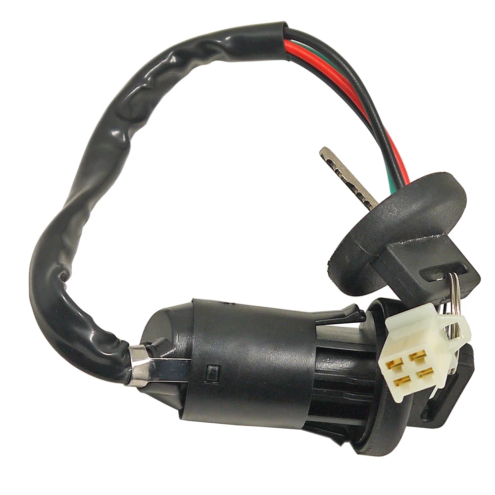 Interruptor de encendido con llave 4 pines para moto y ATV universal - imagen 2