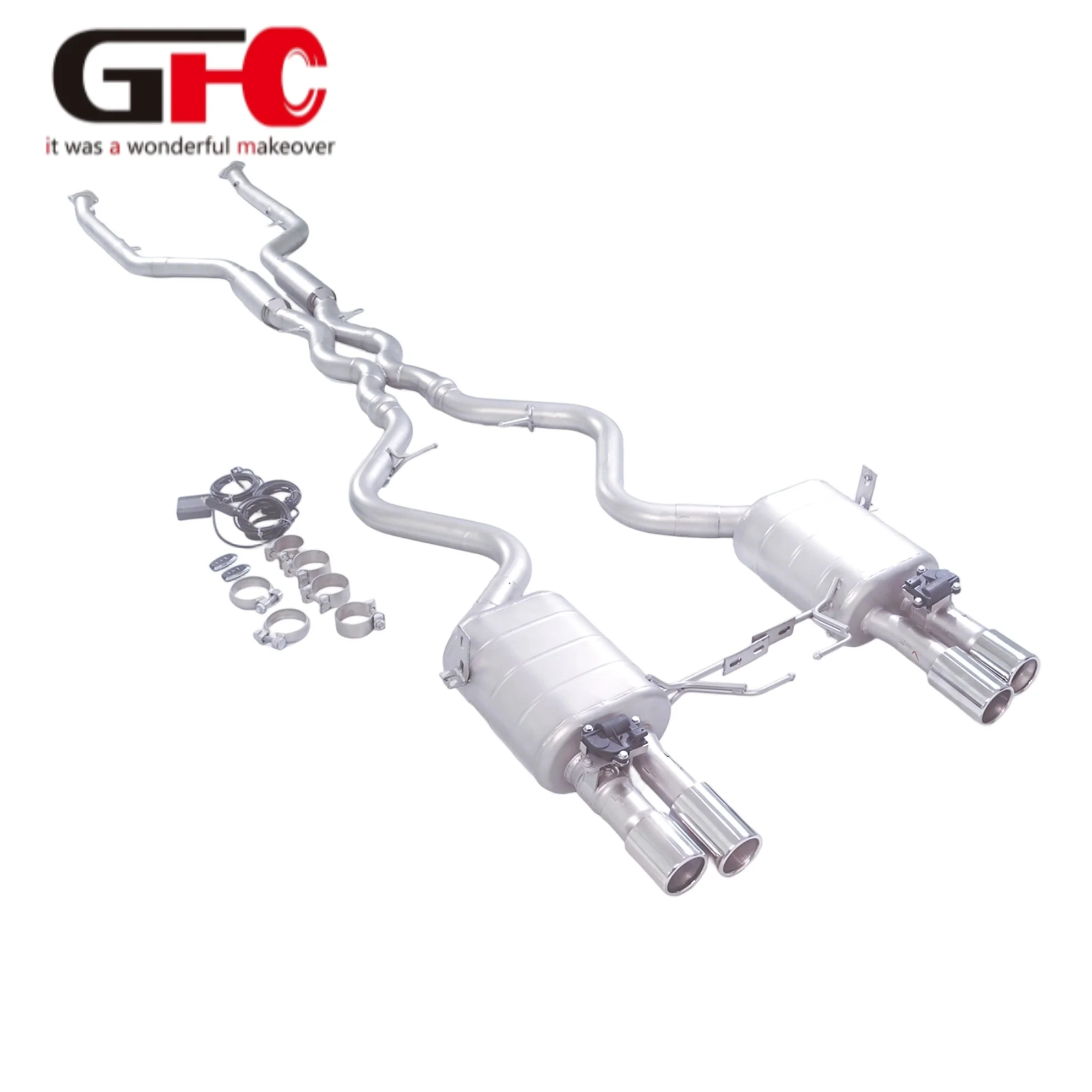 Cat-back silenciador de válvula para BMW M3/M4 E90 E92 E93 3.0L 4.0L - imagen 4